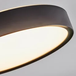 Plafonnier Nexo LED Noir, 1 lumière