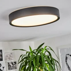 Plafonnier Nexo LED Noir, 1 lumière