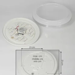 Plafonnier Niebla LED Blanc, 1 lumière