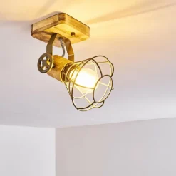 Plafonnier Nifun Brun, Vert, 1 lumière