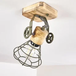 Plafonnier Nifun Brun, Vert, 1 lumière