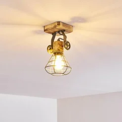 Plafonnier Nifun Brun, Vert, 1 lumière