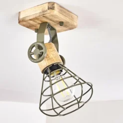 Plafonnier Nifun Brun, Vert, 1 lumière