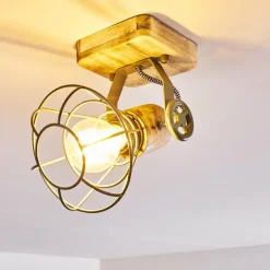 Plafonnier Nifun Brun, Vert, 1 lumière