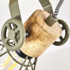 Plafonnier Nifun Brun, Vert, 1 lumière