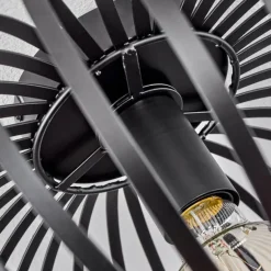 Plafonnier Nomenome Noir, 1 lumière