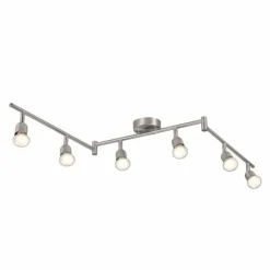 Plafonnier Nordlux AVENUE Acier brossé, 6 lumières