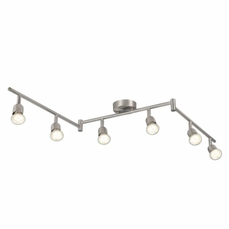 Plafonnier Nordlux AVENUE Acier brossé, 6 lumières