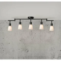 Plafonnier Nordlux COLE Noir, 5 lumières
