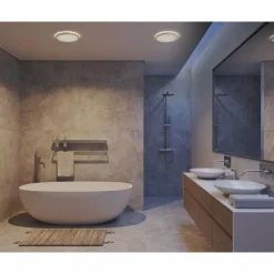 Plafonnier Nordlux OJA LED Chrome, 1 lumière