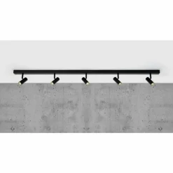 Plafonnier Nordlux OMARI LED Noir, 5 lumières