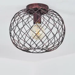 Plafonnier Nordslesvig Bronze, Noir, 1 lumière