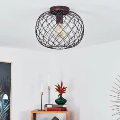 Plafonnier Nordslesvig Bronze, Noir, 1 lumière