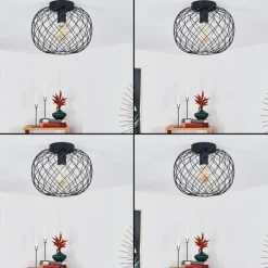 Plafonnier Nordslesvig Noir, 1 lumière