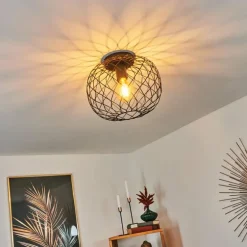 Plafonnier Nordslesvig Noir, 1 lumière