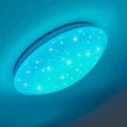 Plafonnier Norton Star LED Blanc, 1 lumière, Télécommandes, Changeur de couleurs