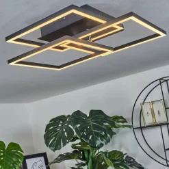 Plafonnier Oberegg LED Blanc, 1 lumière, Télécommandes