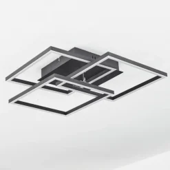 Plafonnier Oberegg LED Blanc, 1 lumière, Télécommandes