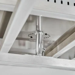 Plafonnier Oberegg LED Chrome, Nickel mat, 1 lumière, Télécommandes