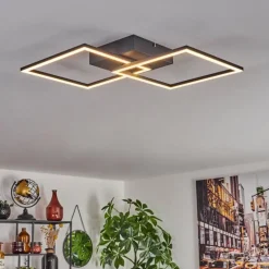 Plafonnier Obo LED Noir, 1 lumière