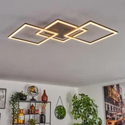 Plafonnier Obo LED Noir, 1 lumière