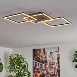 Plafonnier Obo LED Noir, 1 lumière