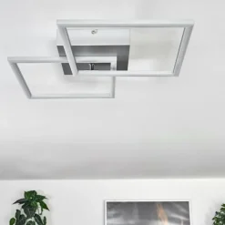 Plafonnier Obo LED Titane, 1 lumière