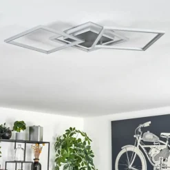 Plafonnier Obo LED Titane, 1 lumière