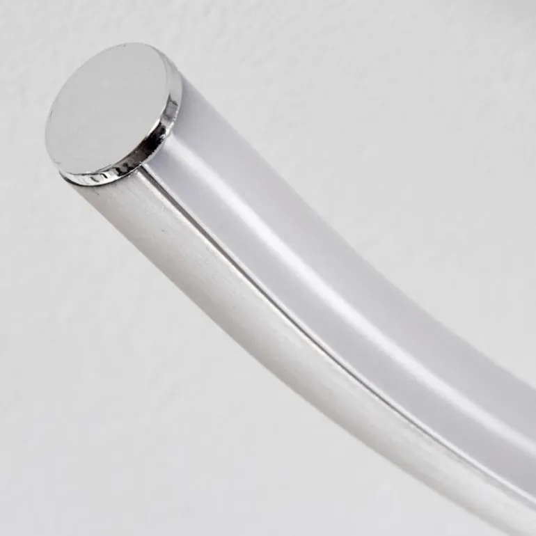 Plafonnier Olok LED Nickel mat, 1 lumière, Télécommandes