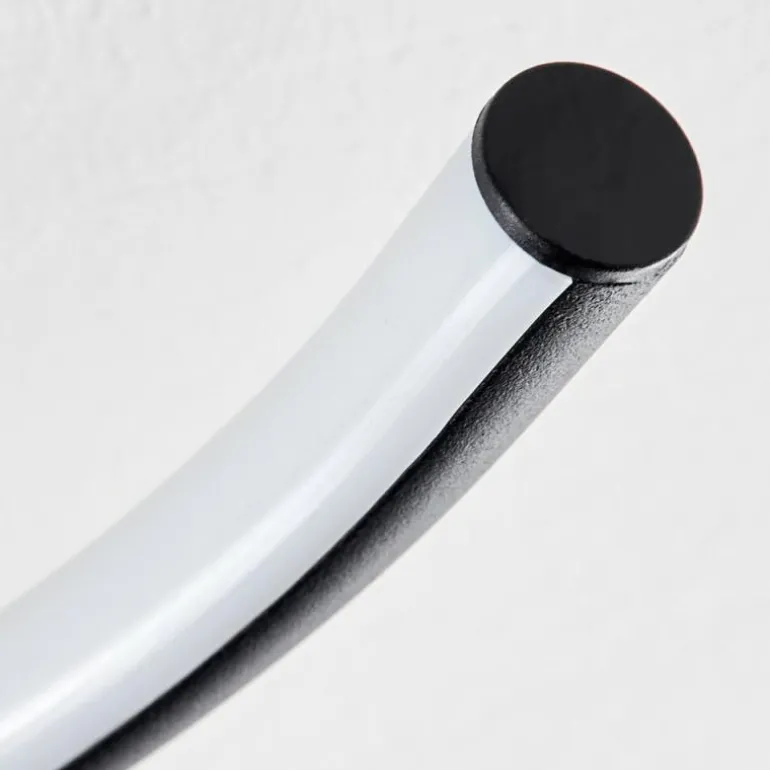 Plafonnier Olok LED Noir, 1 lumière, Télécommandes