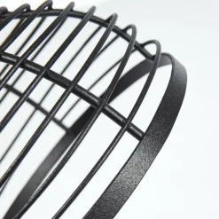 Plafonnier Omba Bois foncé, Noir, 2 lumières