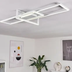 Plafonnier Omega LED Blanc, 1 lumière