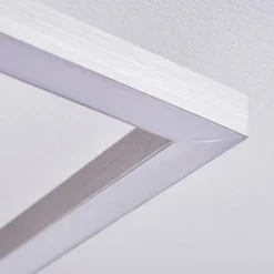 Plafonnier Omega LED Nickel mat, 1 lumière