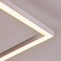 Plafonnier Omega LED Nickel mat, 1 lumière