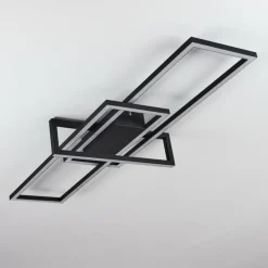 Plafonnier Omega LED Noir, 1 lumière