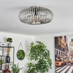 Plafonnier Oravi Argenté, 1 lumière