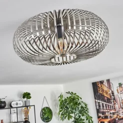 Plafonnier Oravi Argenté, 1 lumière