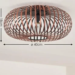 Plafonnier Oravi Cuivre, 1 lumière