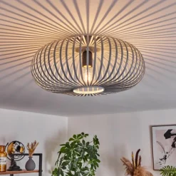 Plafonnier Oravi Gris, 1 lumière