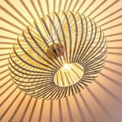 Plafonnier Oravi Gris, Argenté, 1 lumière