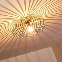 Plafonnier Oravi Gris, Argenté, 1 lumière