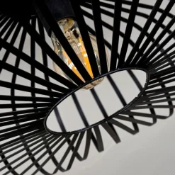 Plafonnier Oravi Noir, 1 lumière