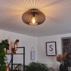 Plafonnier Oravi Noir, 1 lumière