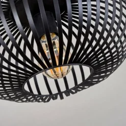 Plafonnier Oravi Noir, 1 lumière