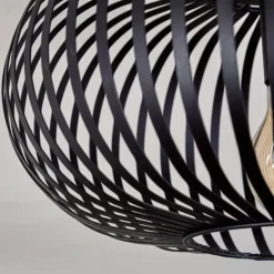 Plafonnier Oravi Noir, 1 lumière