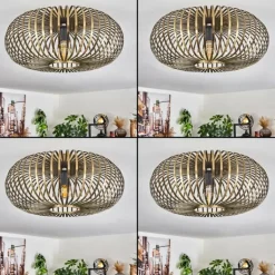 Plafonnier Oravi Vieux laiton, 1 lumière