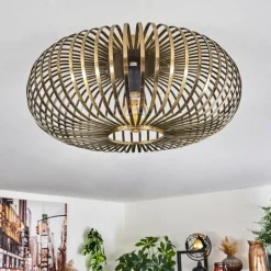 Plafonnier Oravi Vieux laiton, 1 lumière