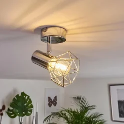 Plafonnier Orebro Chrome, 1 lumière