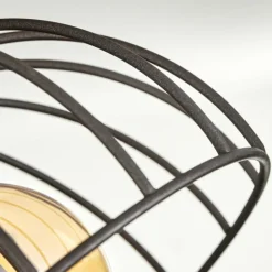 Plafonnier Orny Brun, Écru, 4 lumières