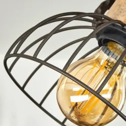 Plafonnier Orny Brun, Écru, 2 lumières